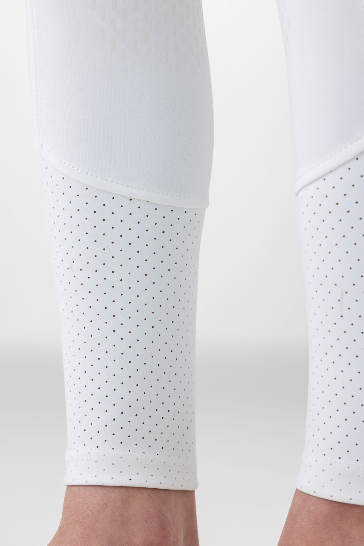 Equiline paardrijlegging unisex junior full grip Gingef Wit