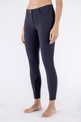 Equiline reithose Damen kniebesatz Cornek Navy