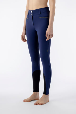 Equiline Reithose Damen Full Grip High Waist Crystalef Blueberry