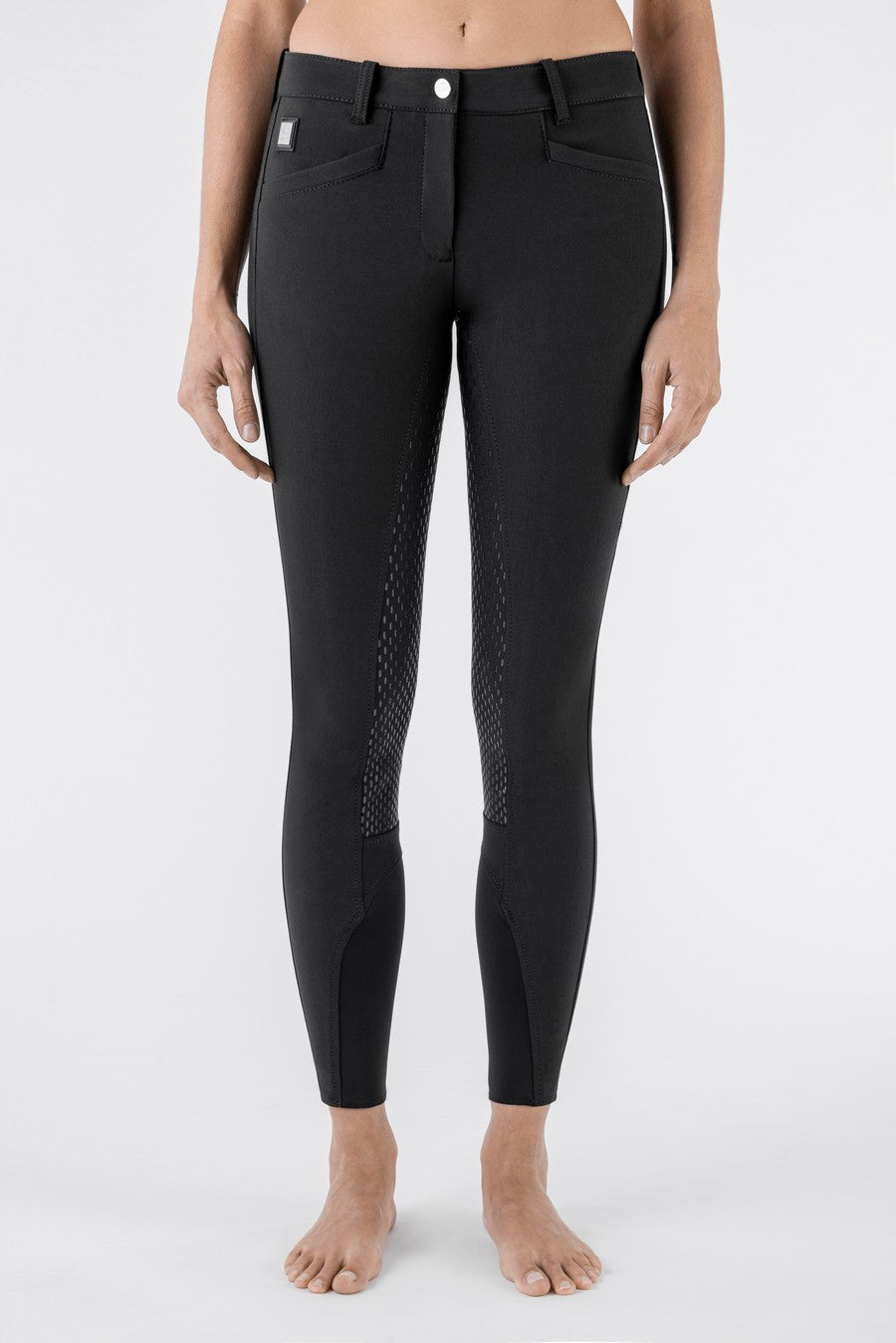 Equiline reithose Damen vollbesatz X-Grip Cedar Schwarz
