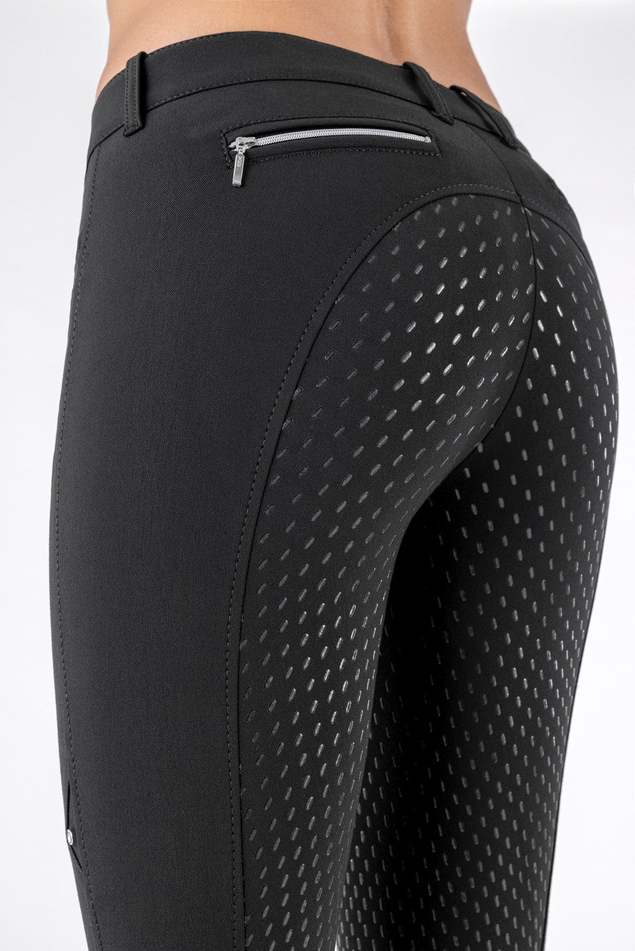 Equiline reithose Damen vollbesatz X-Grip Cedar Schwarz
