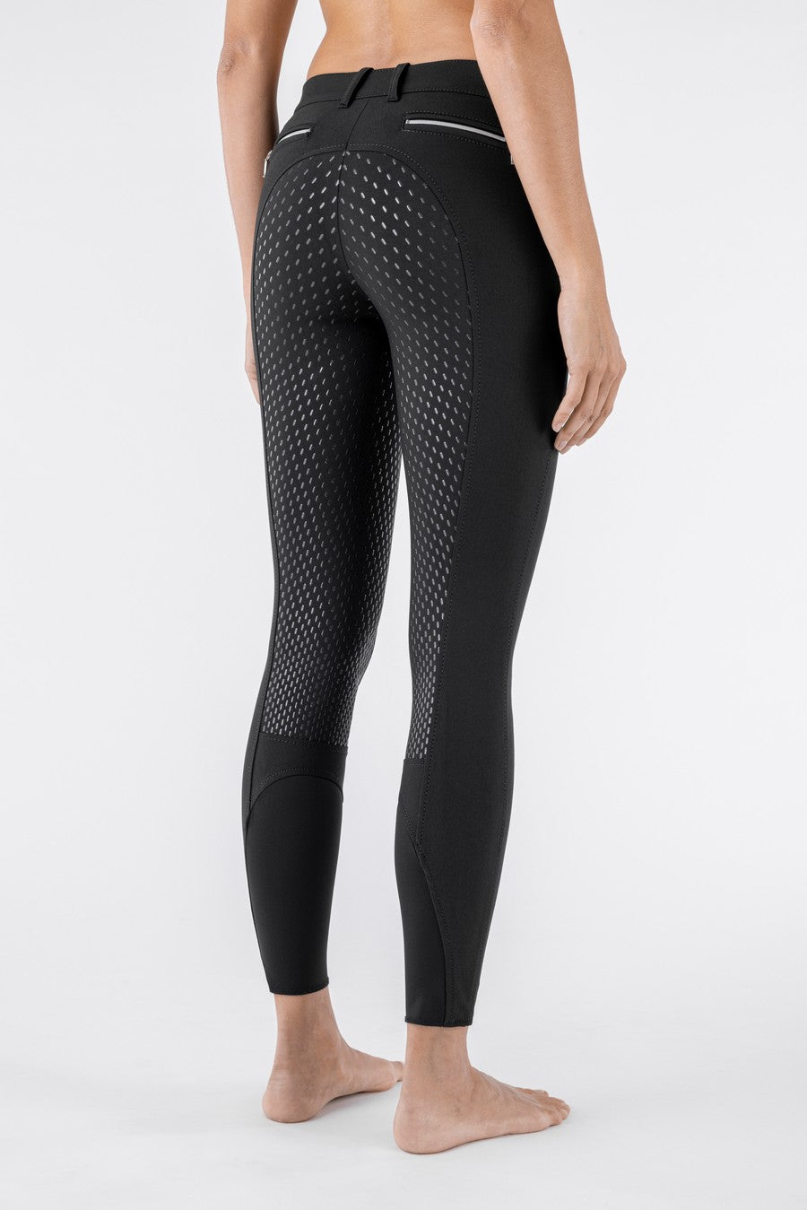 Equiline reithose Damen vollbesatz X-Grip Cedar Schwarz