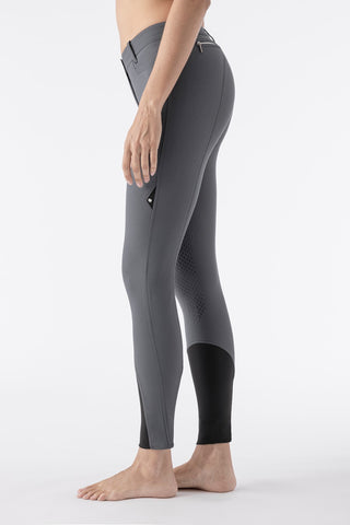 Equiline reithose Damen kniebesatz Ash Grau