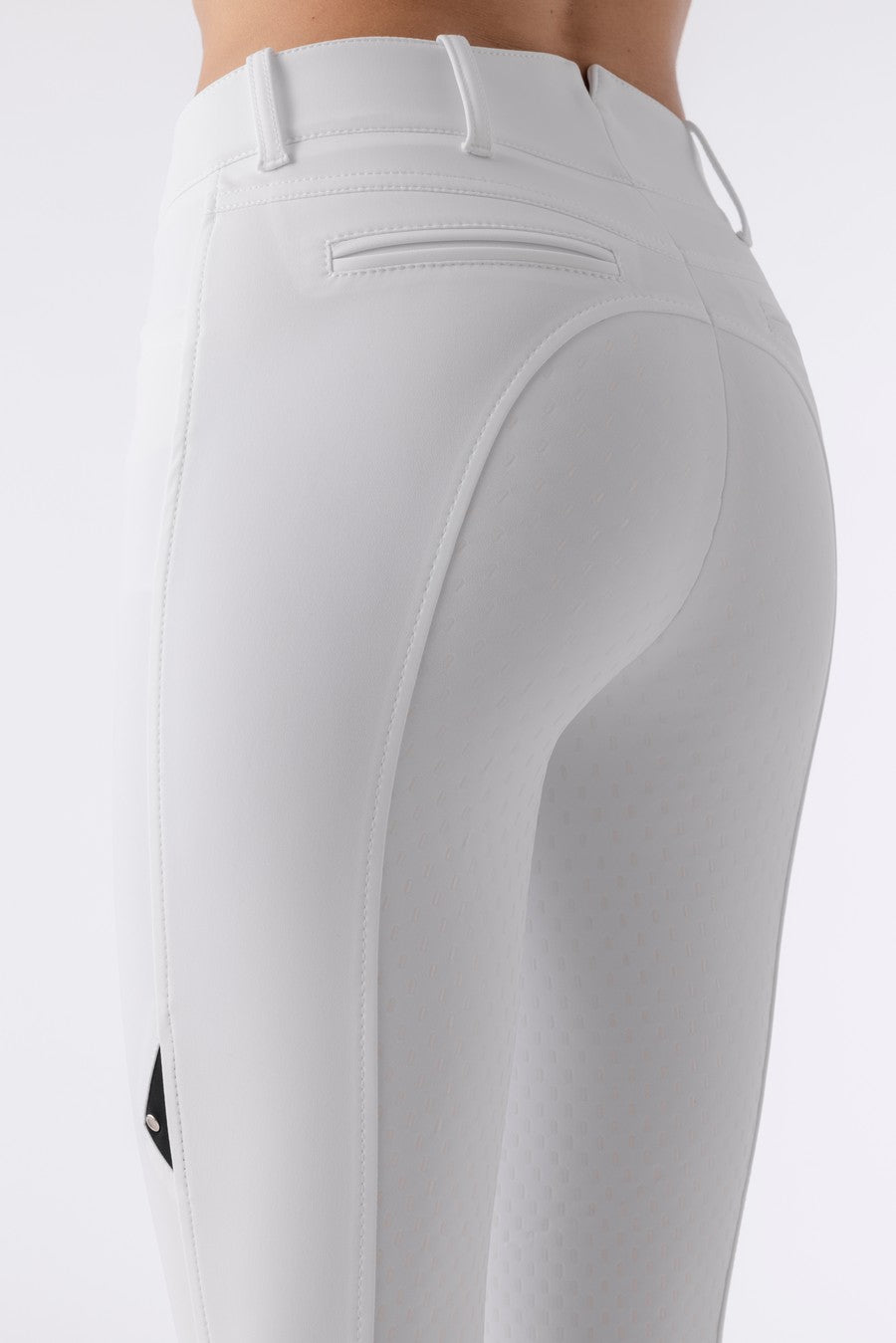 Equiline Reithose Vollbesatz High Waist Adellek Weiß