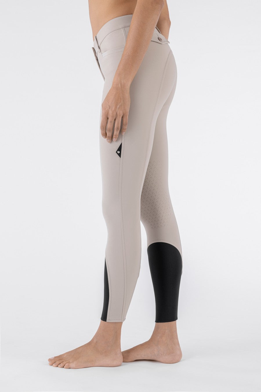 Equiline rijbroek dames knie grip Atirk beige