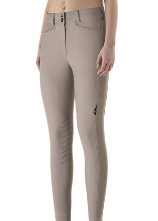 Equiline Reithose High Waist Knee Grip Damen Casdikh Taupe