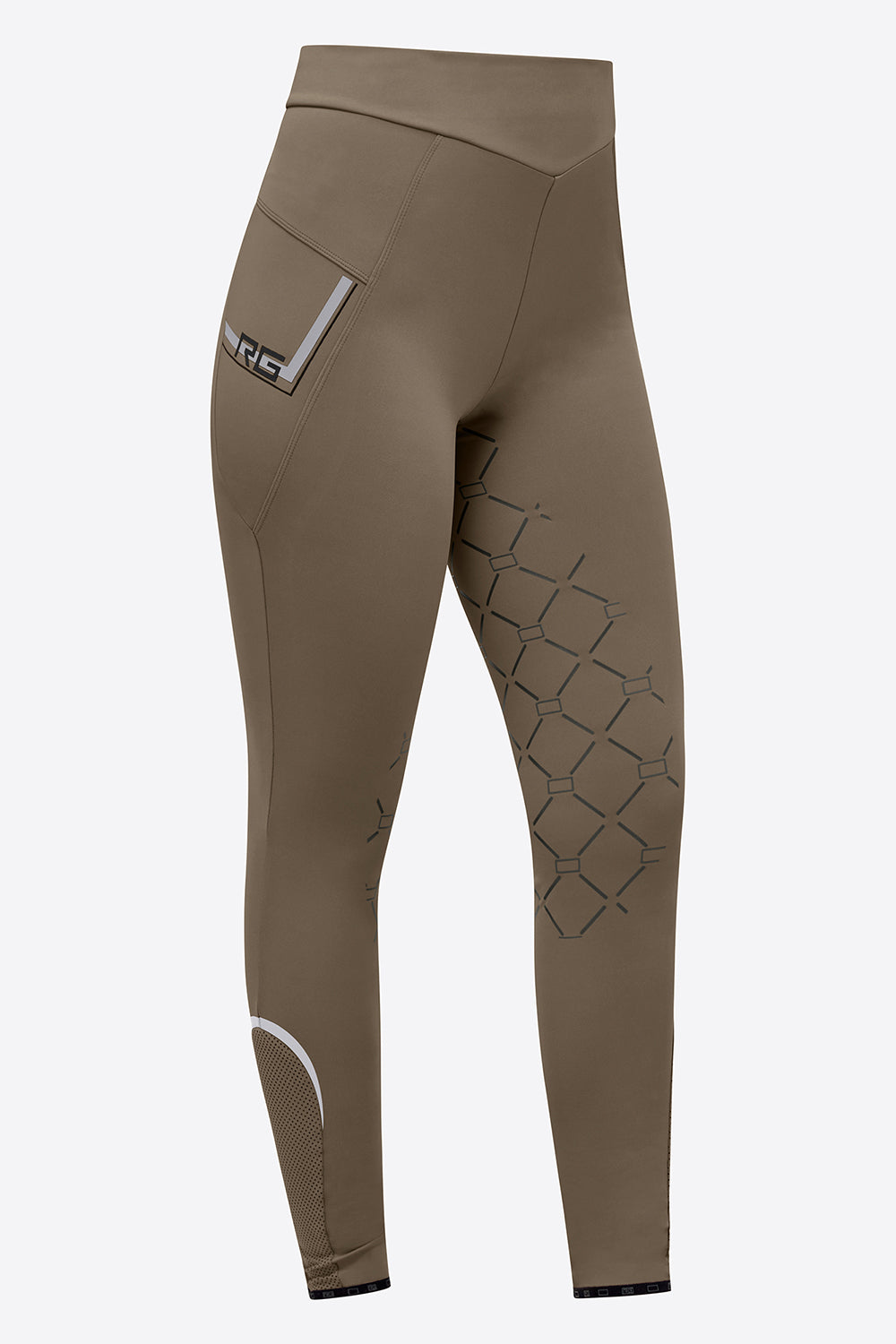 RG Reitleggings Full Grip Damen Grün