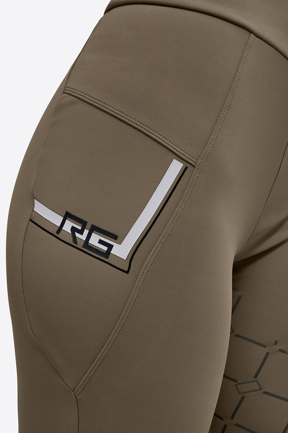 RG Reitleggings Full Grip Damen Grün