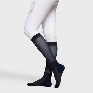 Samshield Reitsocken Balzane Soft Glitter Navy