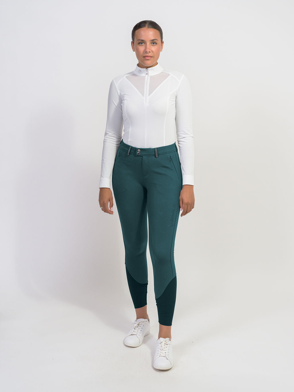 Samshield Reithose Full Grip Damen Celeste Starlight Winter Forest Green