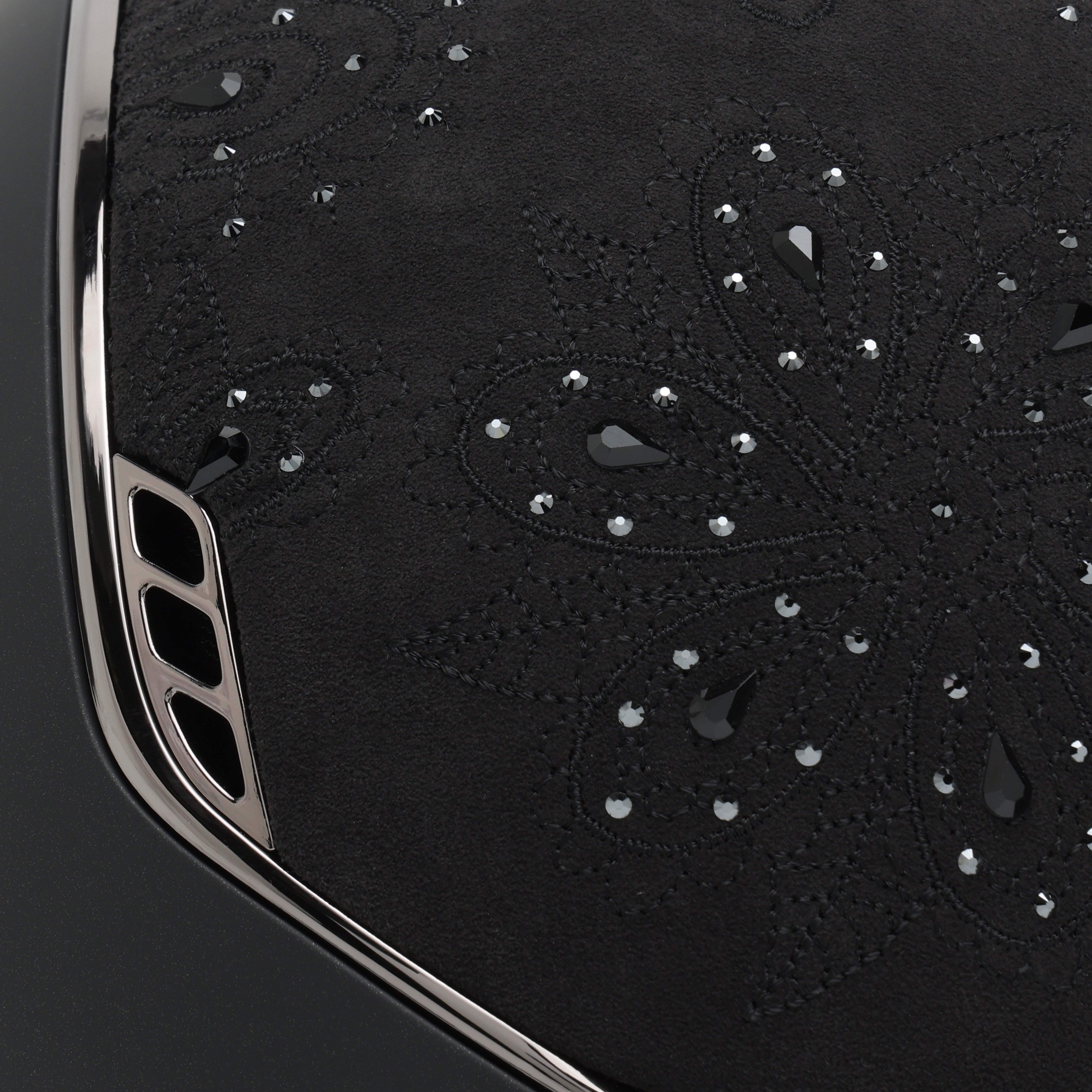 Samshield 2.0 Paardrijhelm Miss Shield Shadowmatt Crystal Bloom Zwart