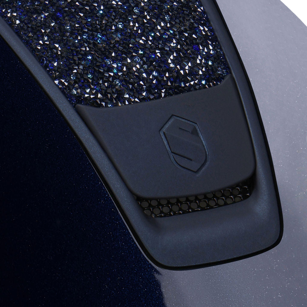 Samshield 2.0 Paardrijhelm Miss Shield Shadowglossy Ultra Fine Rock Cosmic Nights Navy