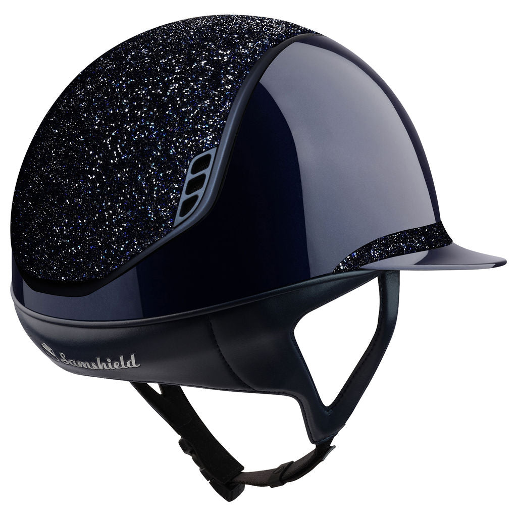 Samshield 2.0 Paardrijhelm Miss Shield Shadowglossy Ultra Fine Rock Cosmic Nights Navy