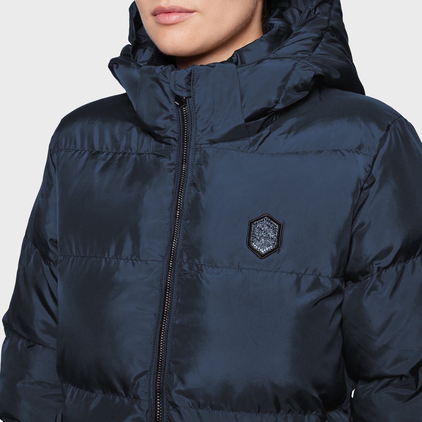Samshield Daunenjacke Lang Damen Sierra Navy