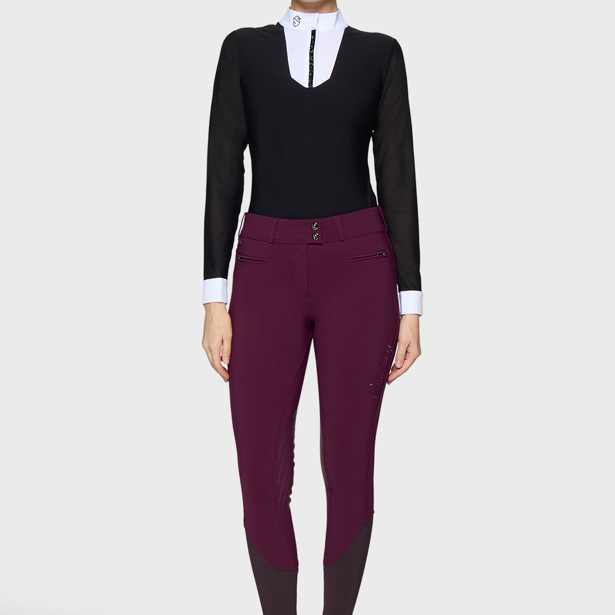 Samshield Reithose Full Grip Damen Clara Floral Plum