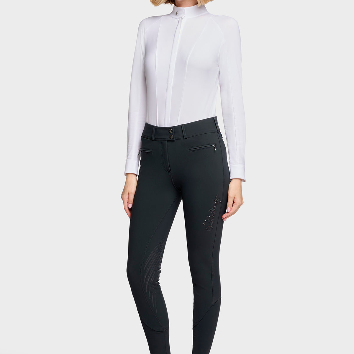 Samshield Reithose Knie Grip Damen Clara Floral Moonless Night