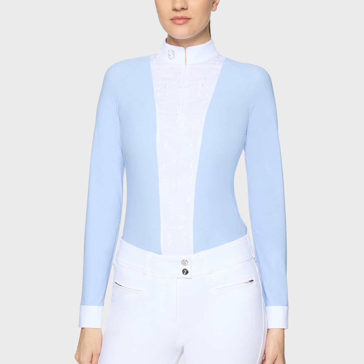 Samshield Turniershirt Langarm Damen Colette Cashmere Blue