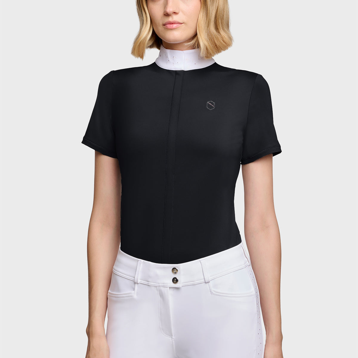 Samshield Turniershirt Kurzarm Damen Rosaline Schwarz