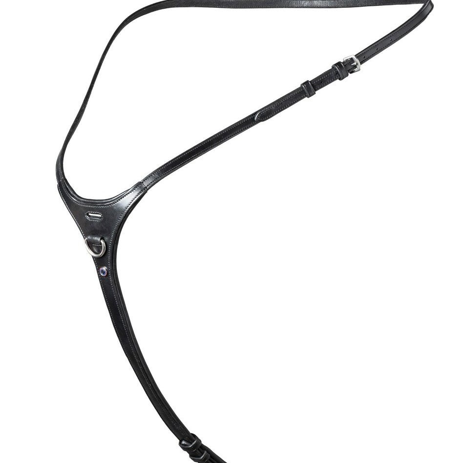TRUST Verona Yoke martingaal zilveren gespen Zwart Zwart