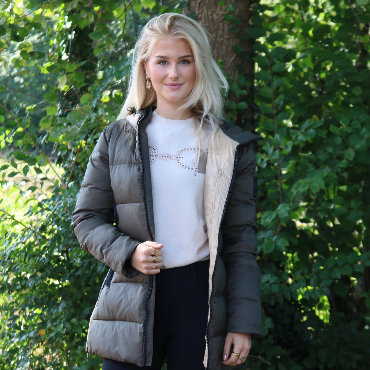 Vestrum wattierte Jacke Damen Cordoba Dark Olive