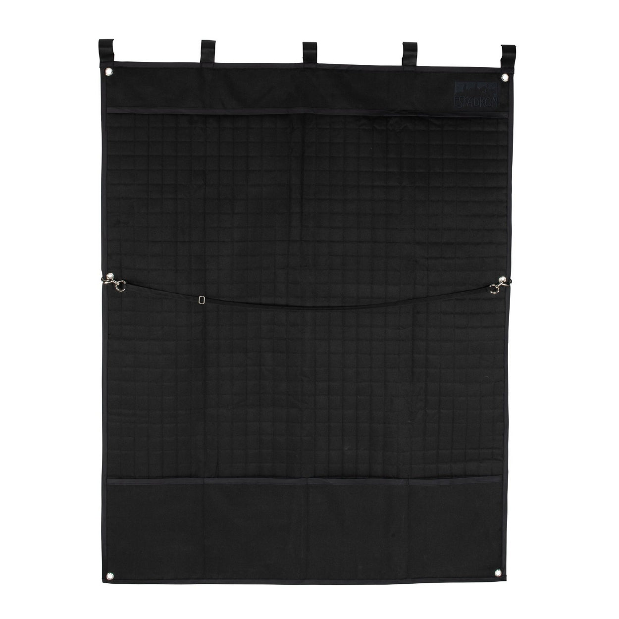 Eskadron Boxenvorhang Quilt Schwarz
