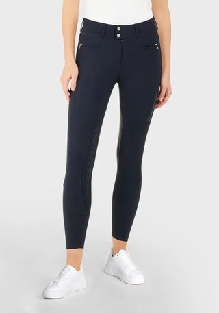 Samshield Reithose Full Grip Damen Clara Hoch Tailliert Navy