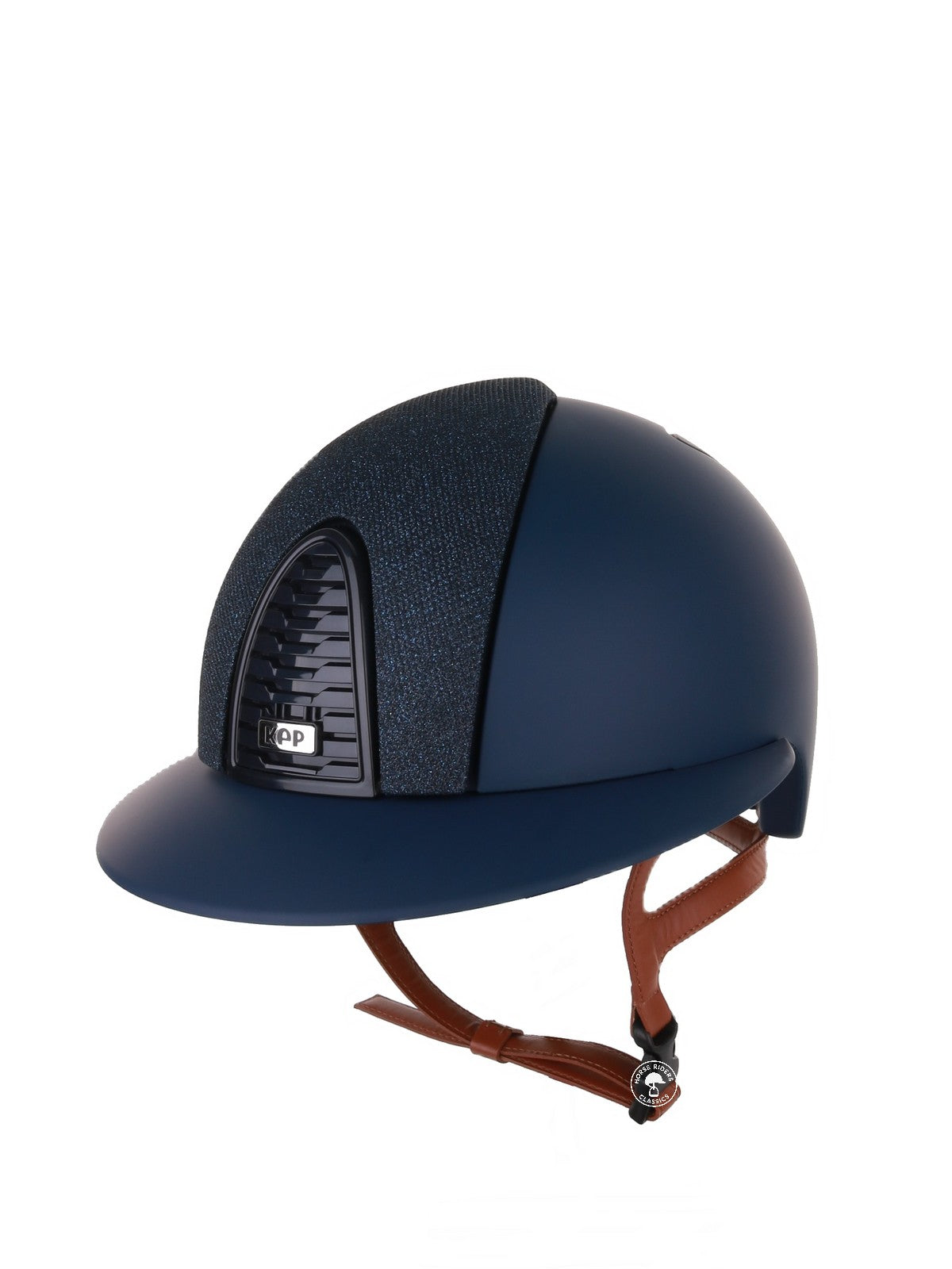 Kep Italia Reithelm Cromo 2.0 Matt Polo Blau RAW Frame Luminor Blue Insert Beige Kinnriemen