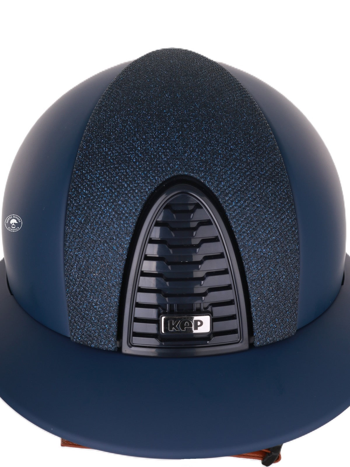 Kep Italia Reithelm Cromo 2.0 Matt Polo Blau RAW Frame Luminor Blue Insert Beige Kinnriemen