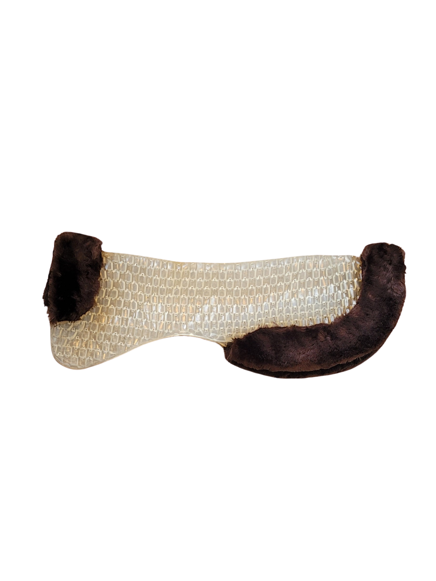 Acavallo Respira Air Release Sattelunterlage Gel und Eco Wool Braun