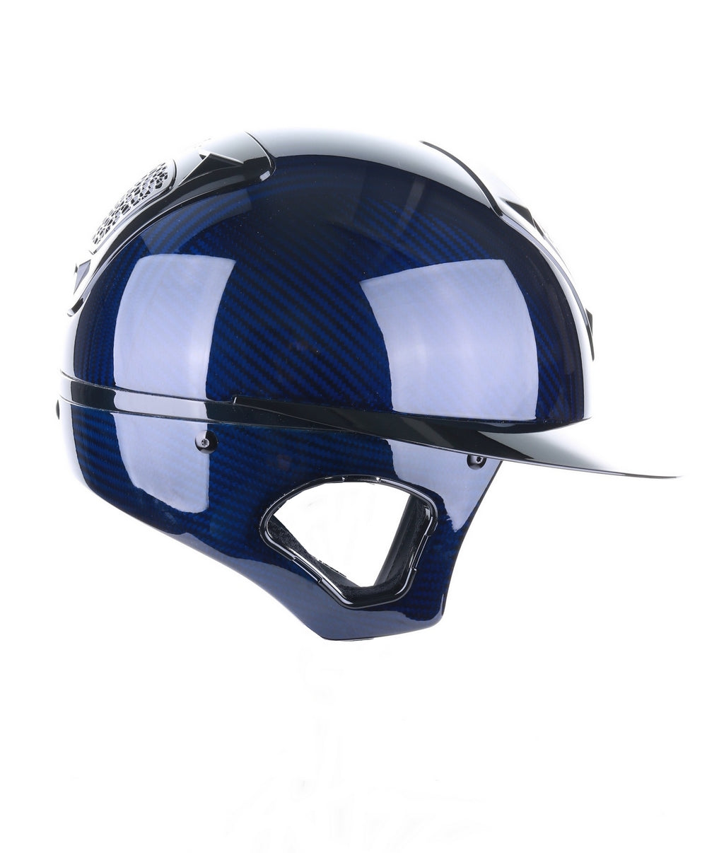 Freejump Reithelm Voronoï mit Schläfenschutz Carbon Gloss Navy
