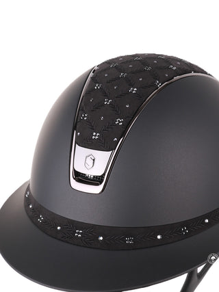 Samshield 2.0 Miss Shield shadowmatt Reithelm Royal Flower Schwarz