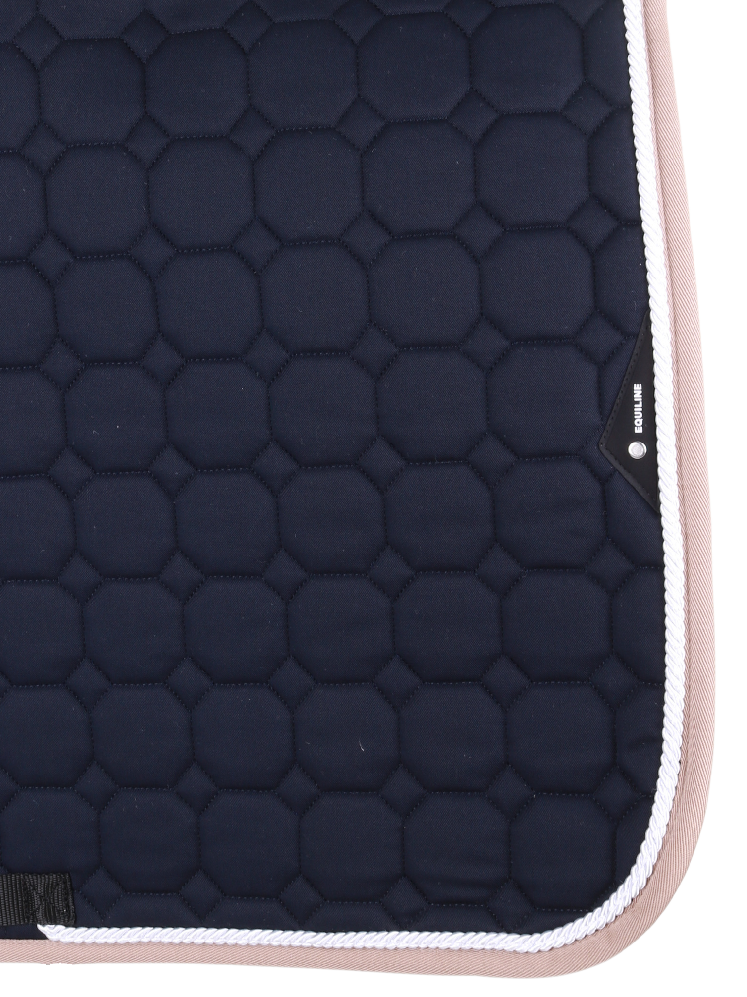 Equiline zadeldekje Octagon Navy-Beige