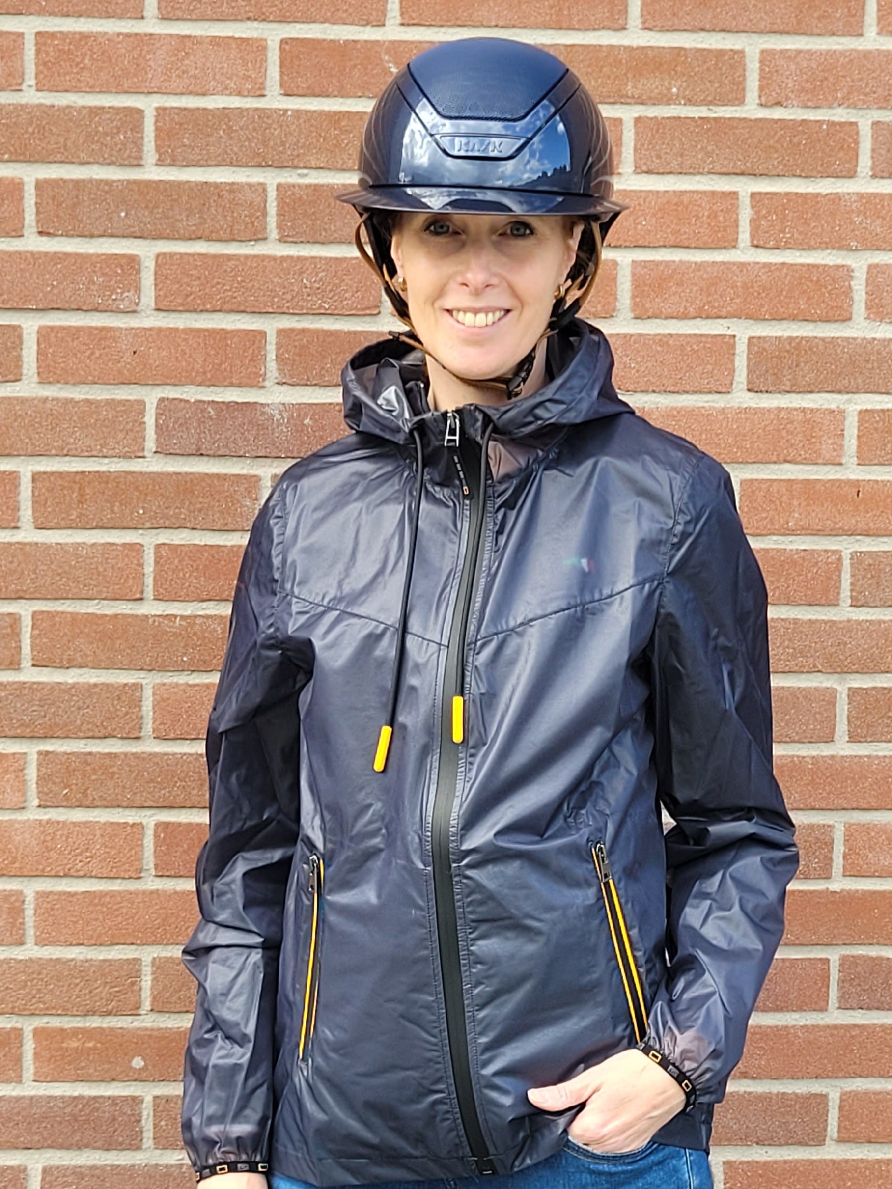 RG Waterproof Nylon Unisex-Regenjacke navy – Horse Riders Classics