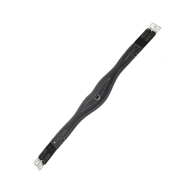 LJ Leathers Anatomische Singel Leder Zwart