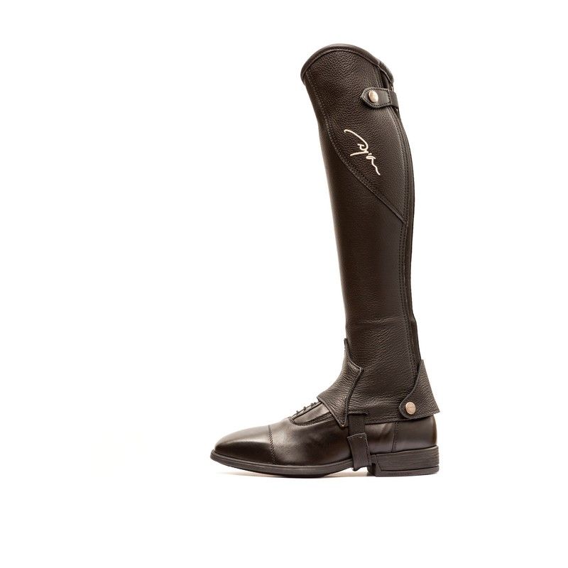 Dyon Kurzchaps Vollnarbiges Leder Original Schwarz