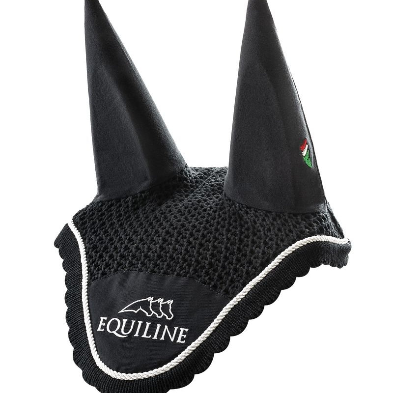 Equiline Vliegenmuts Logo Outline zwart Zwart Full