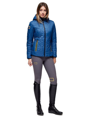 RG Puffer Jacket mit Kapuze Damen Blau