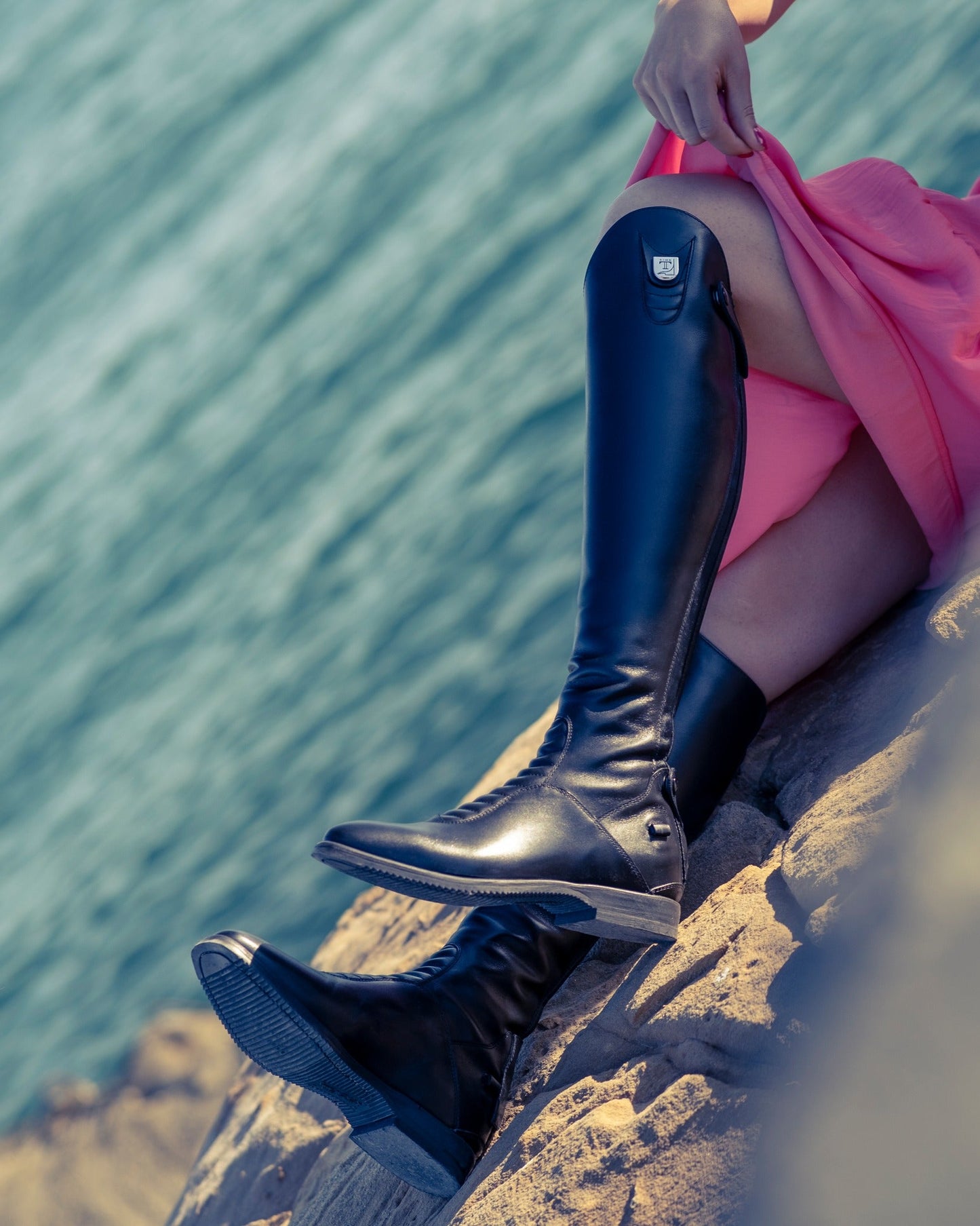 Tucci Reitstiefel Kalbsleder Harley schwarz Größe 38