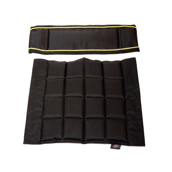 One Set stoelkussens voor hoge en lage regisseursstoel Black-Gold