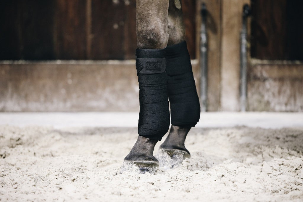 Kentucky Horsewear Schmutzabweisende arbeitsbandagen schwarz