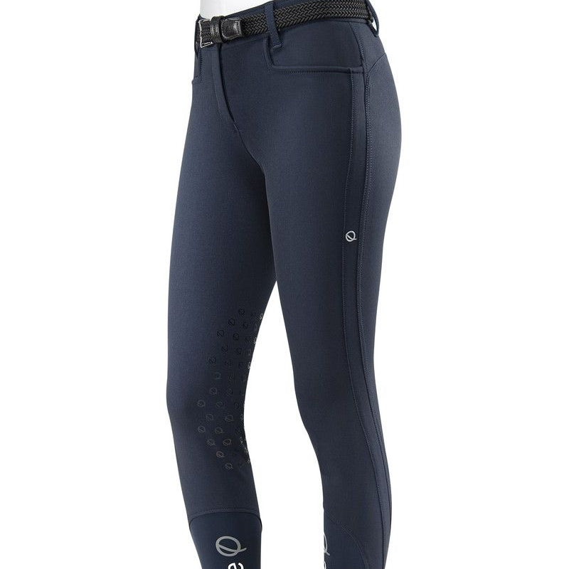 Eqode rijbroek dames knie-grip Delma Blauw Navy