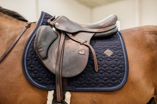 Kentucky Horsewear Schabracke Glitzereinfassung Springen Navy