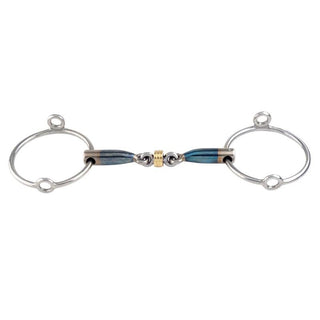 TRUST equestrian Sweet Iron Brass Rings Aufzieh-Wassertrense