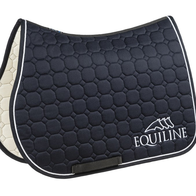 Equiline zadeldekje Outline springen donkerblauw Donkerblauw Springen
