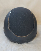 Samshield 2.0 Paardrijhelm Miss Shield Shadowmatt Crystal Fabric Zwart