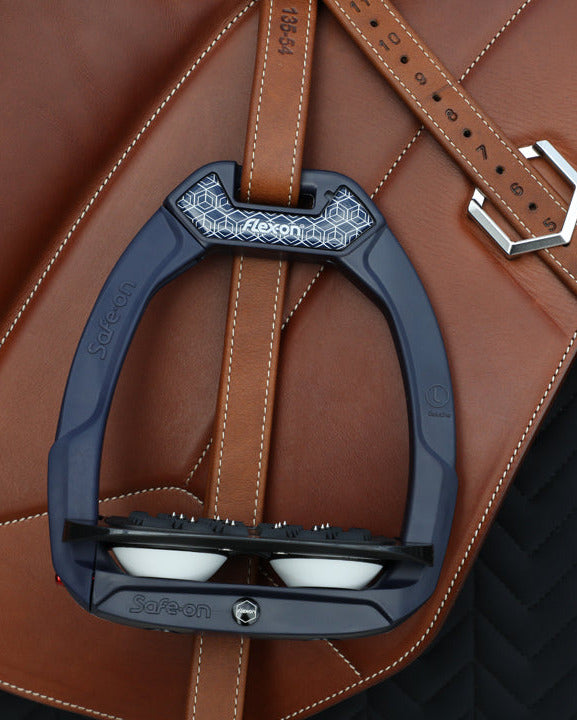 Flex-On Set Safe-On Veiligheidsbeugels Inclined Ultra Grip incl. magnetische sticker Cubic Marinevert