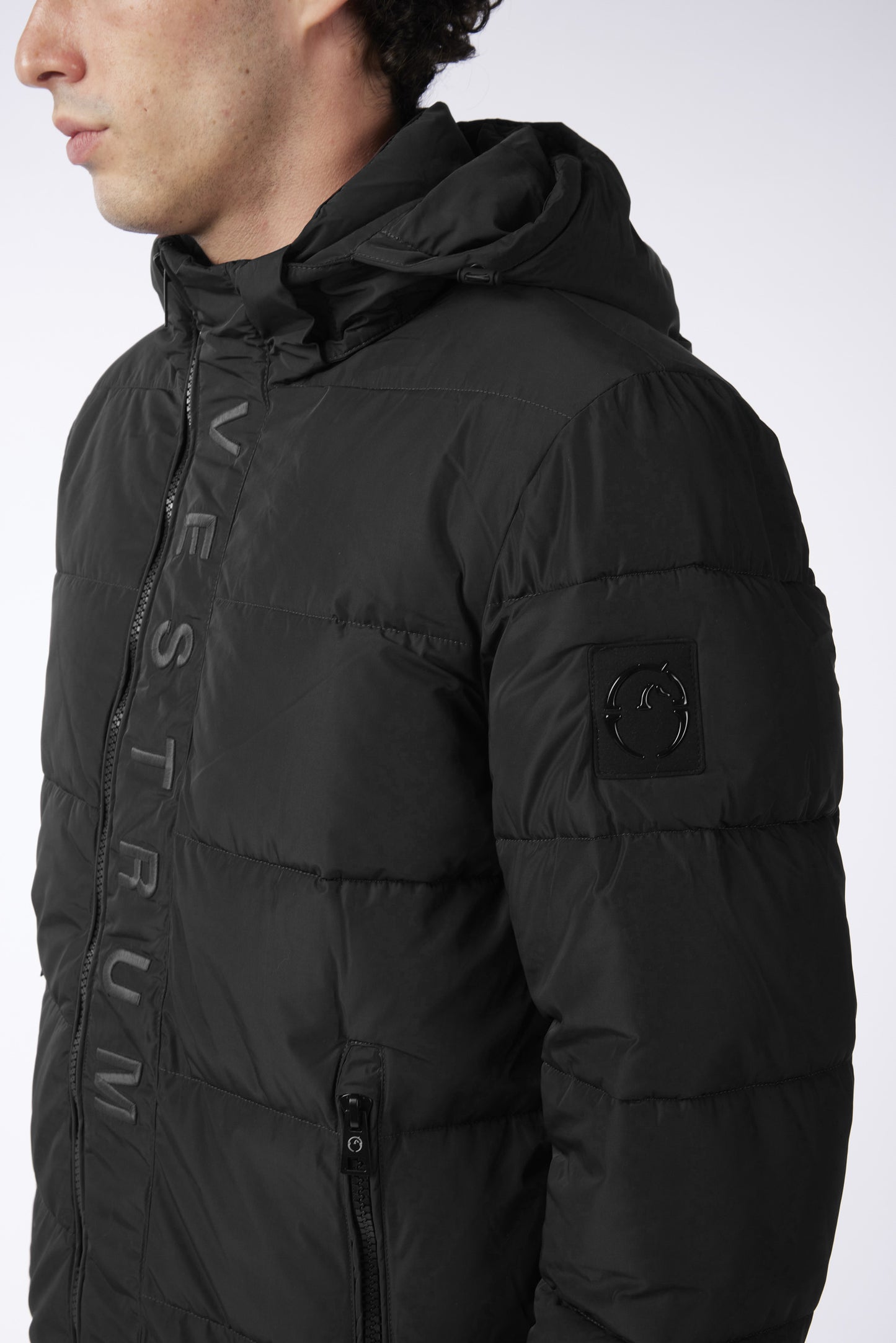 Vestrum wattierte Jacke Herren Dobbiaco Schwarz