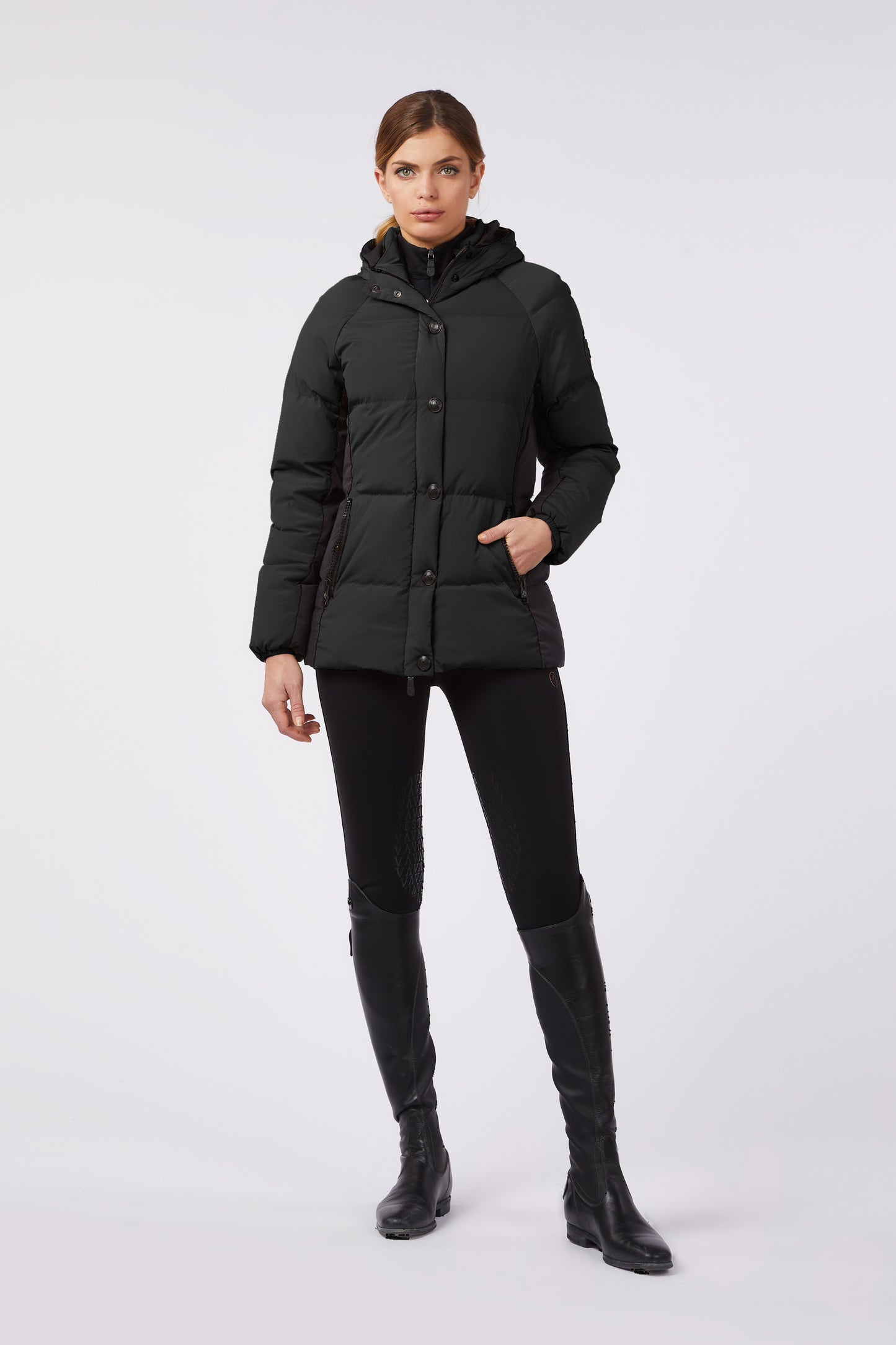 Vestrum wattierte Jacke Damen Ravello Schwarz