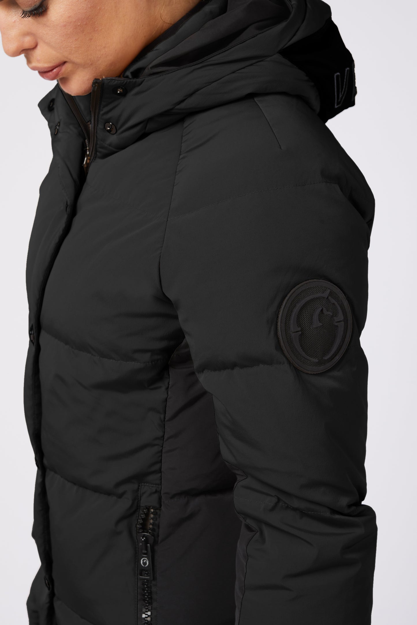 Vestrum wattierte Jacke Damen Ravello Schwarz