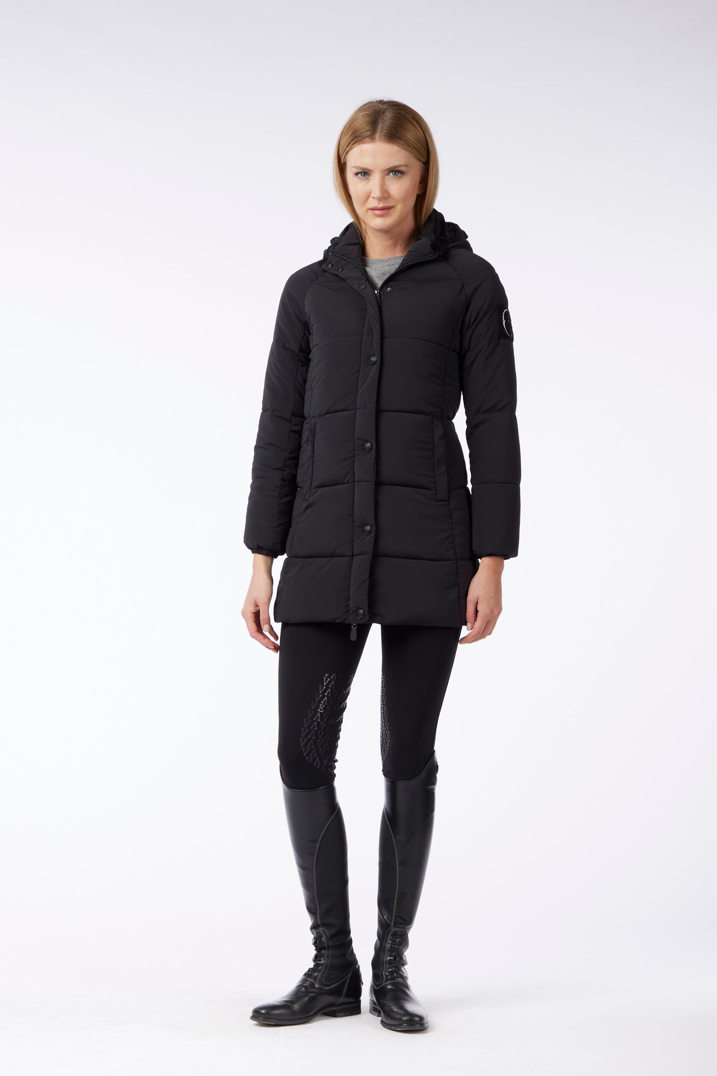 Vestrum wattierte Jacke Damen Moena Schwarz